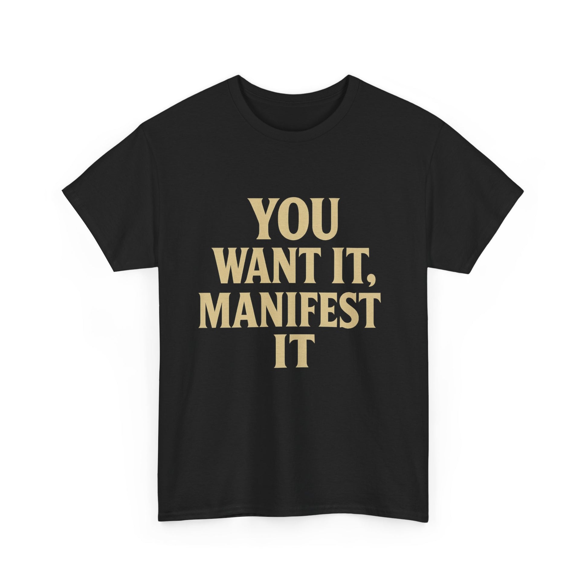 Manifest Your Dreams Unisex Heavy Cotton Tee, Inspirational Tee, Motivational T-Shirt, Gift for Dreamers, Affirmation Apparel