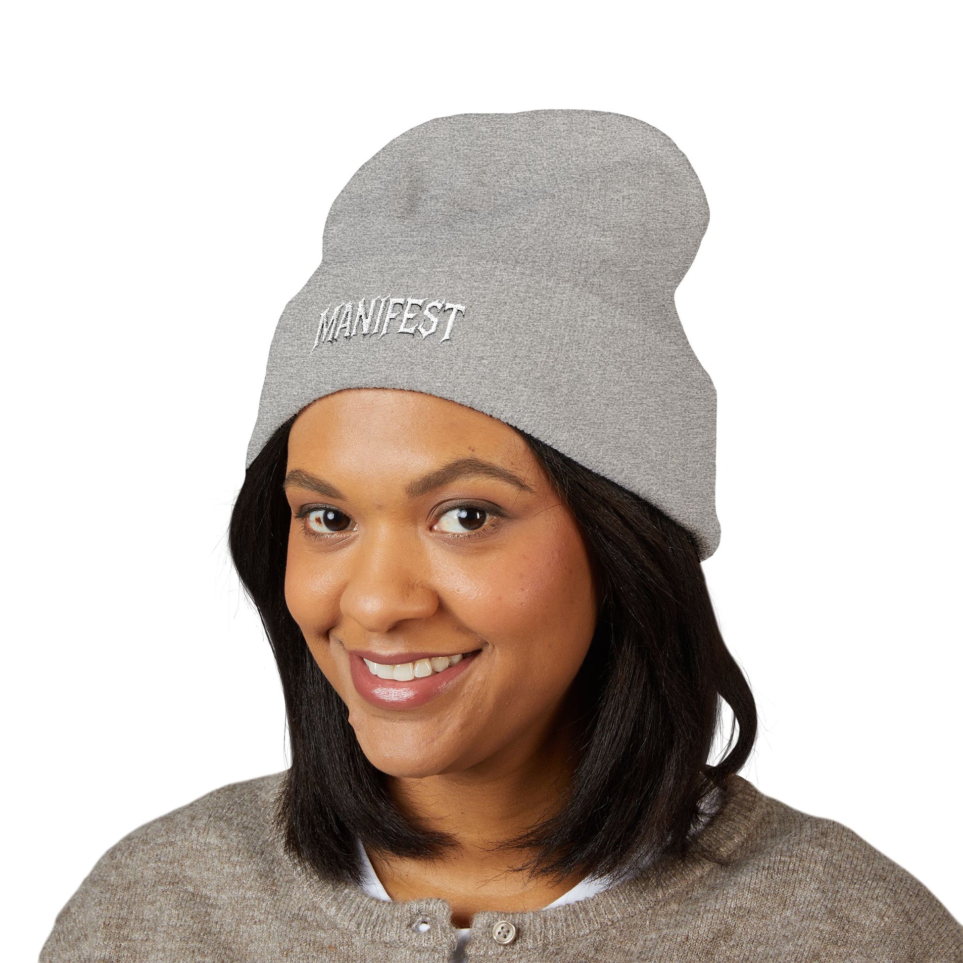 Beanie Manifest Embroidered Cuffed
