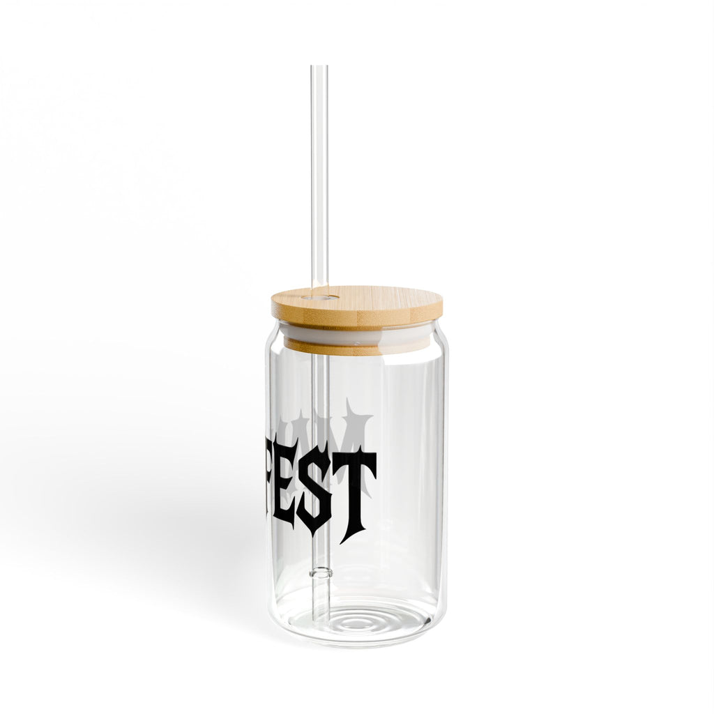 Manifest Sipper Glass, 16oz - Stylish Drinkware with Bamboo Lid, Perfect for Hydro Flask Lovers, Gifts for Students, Home Decor, [...]