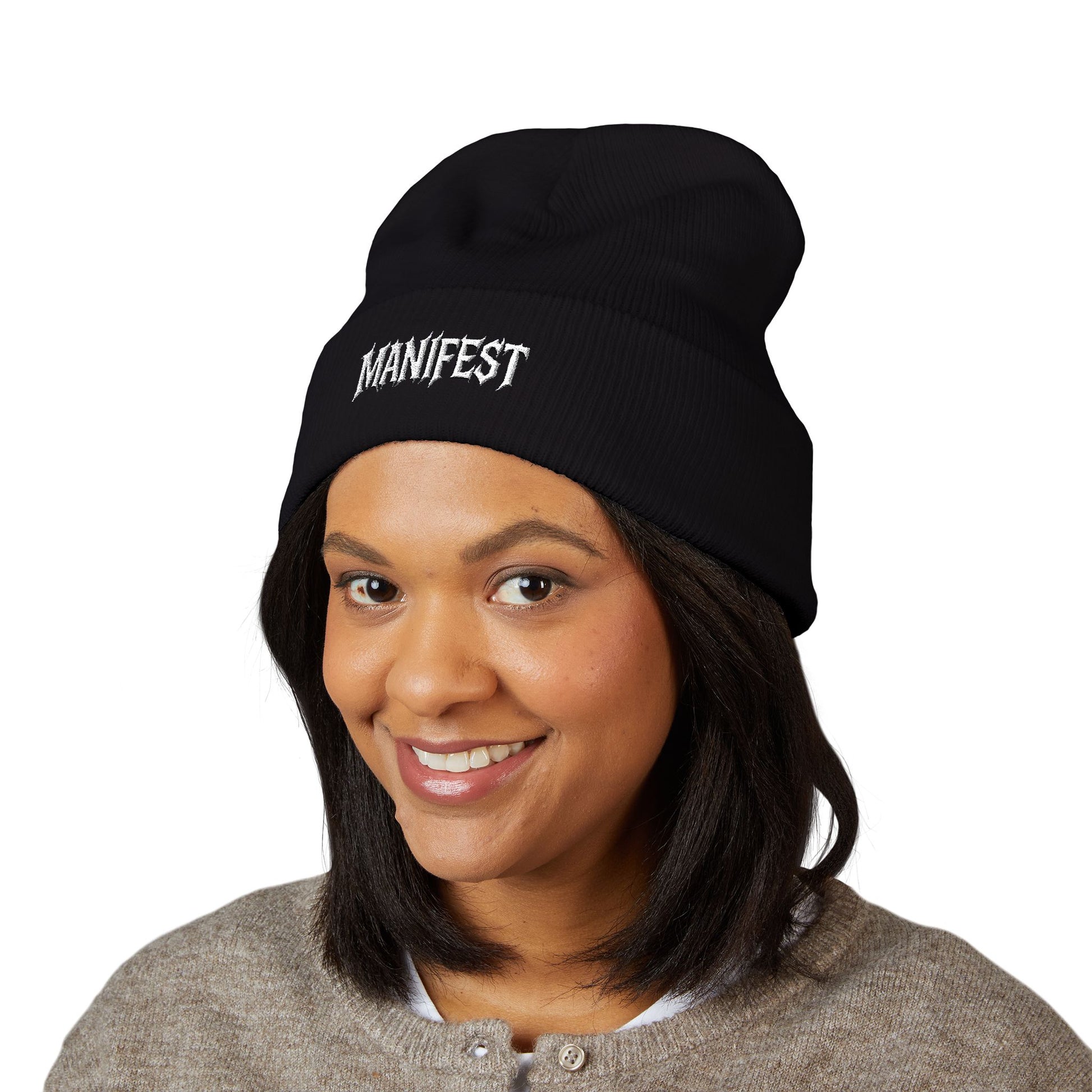 Beanie Manifest Embroidered Cuffed