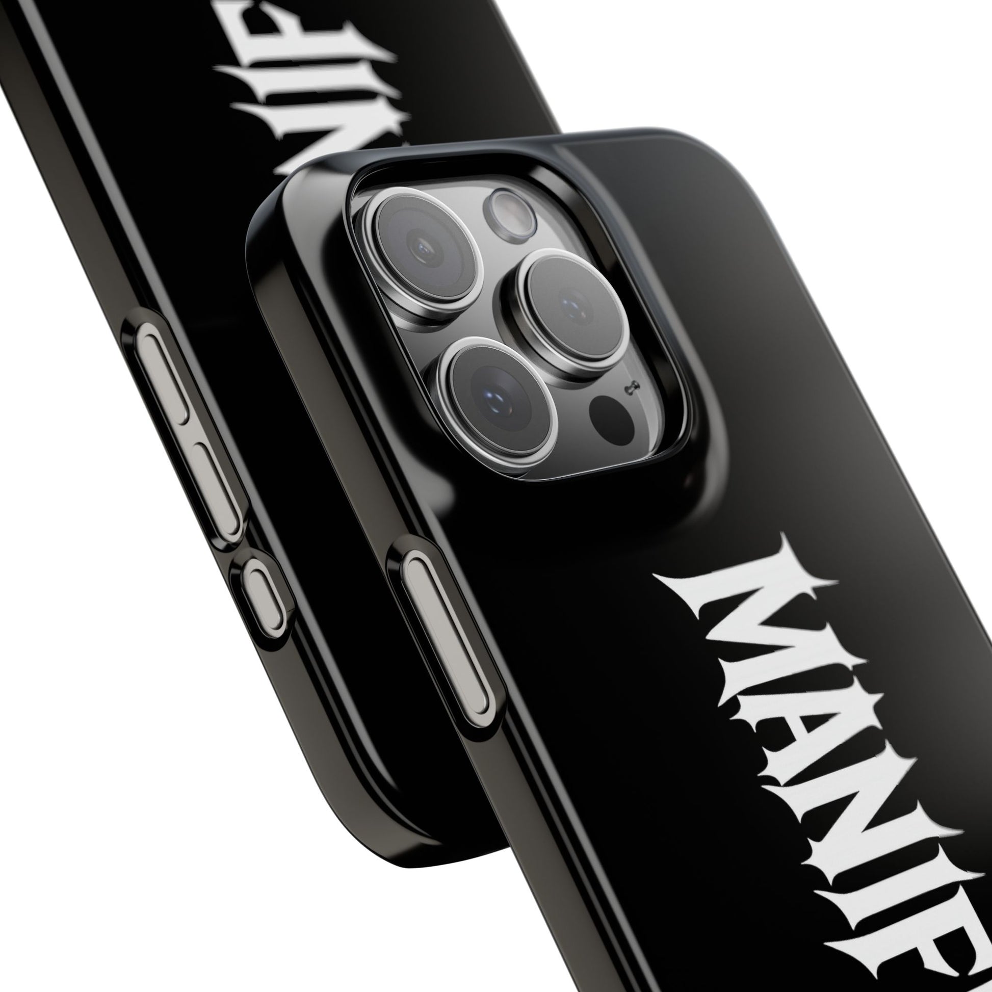 Edgy Slim Phone Cases with 'Manifest' Design, Aesthetic Phone Cover, Cool Gift, Modern Phone Case, Unique Cellphone Accessory
