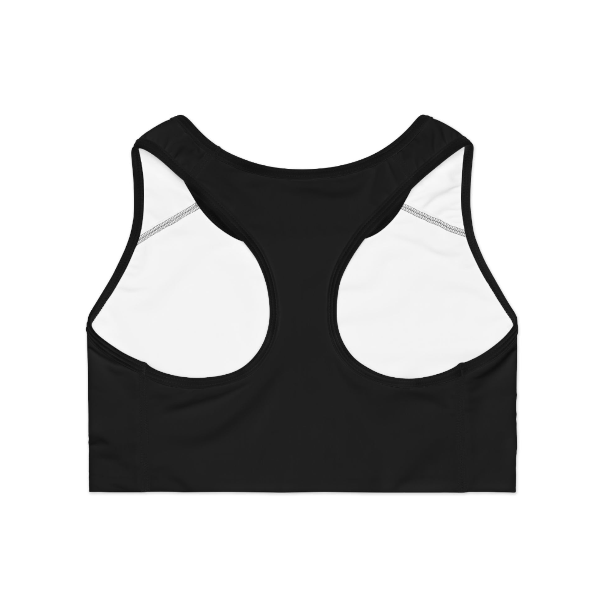Manifest Black Sports Bra - Motivational Activewear, Workout Top, Yoga Bra, Anniversary Gift, Gift for Her